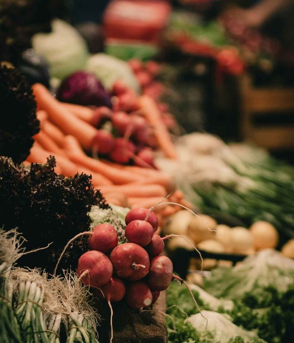 many fresh vegetables spread out in lovely display