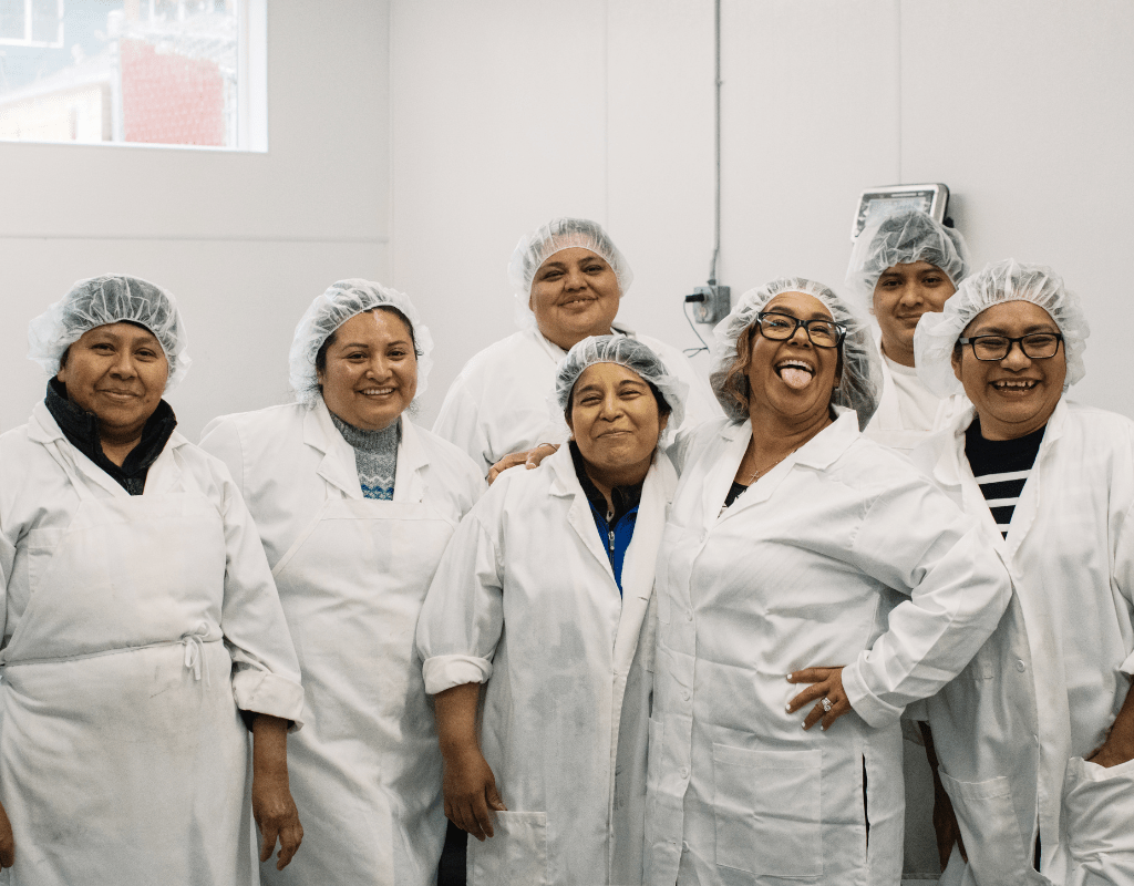 food service team group photo